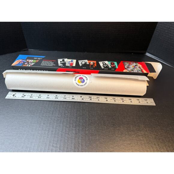 Curious Charts Official Fangoria Horror Movie Scratch Off Poster Top 100 *READ - Picture 7 of 8